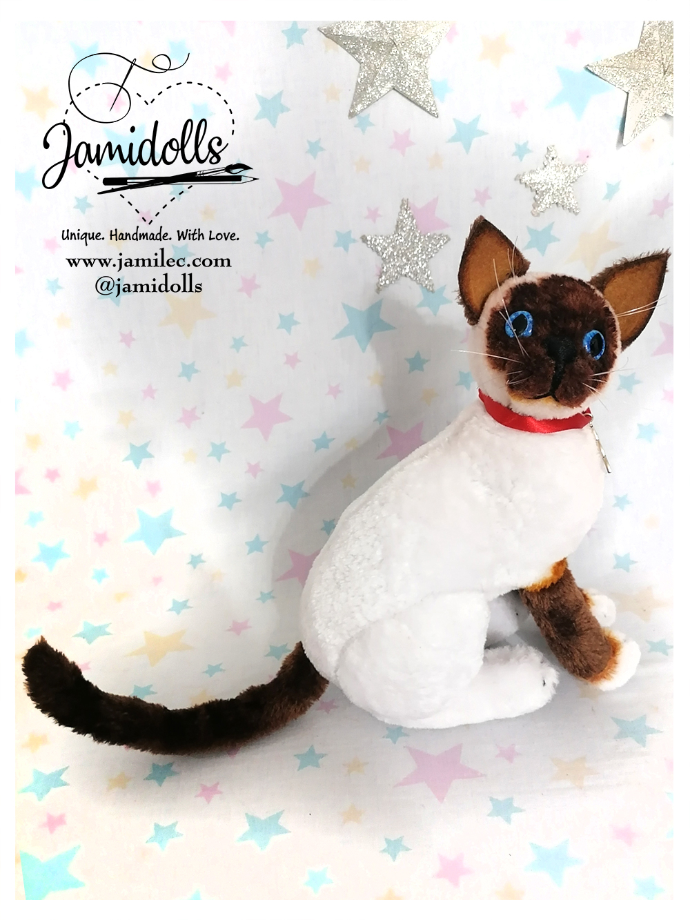 Gatito Siamés (25 cm)