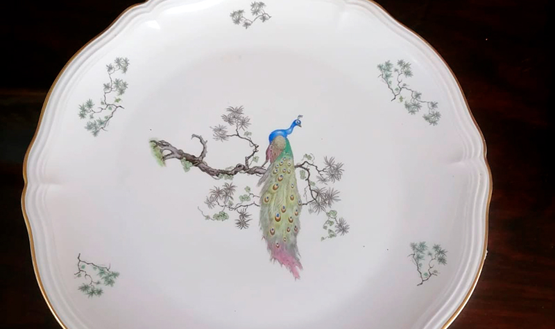 plato porcelana aleman